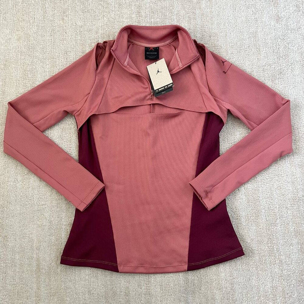 NWT Jordan 23 Engineered Zip Up Long Sleeve Active Shirt Top L